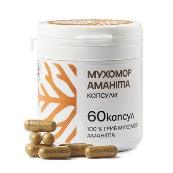 Мухомор Червоний, 60 капсул AMR-CAP-060 фото